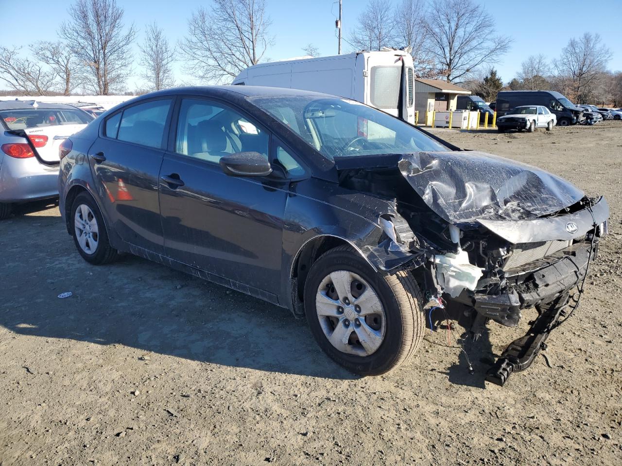 2017 KIA Forte VIN 3KPFK4A7XHE124819 Copart auction photo, front end damage thumbnail 4