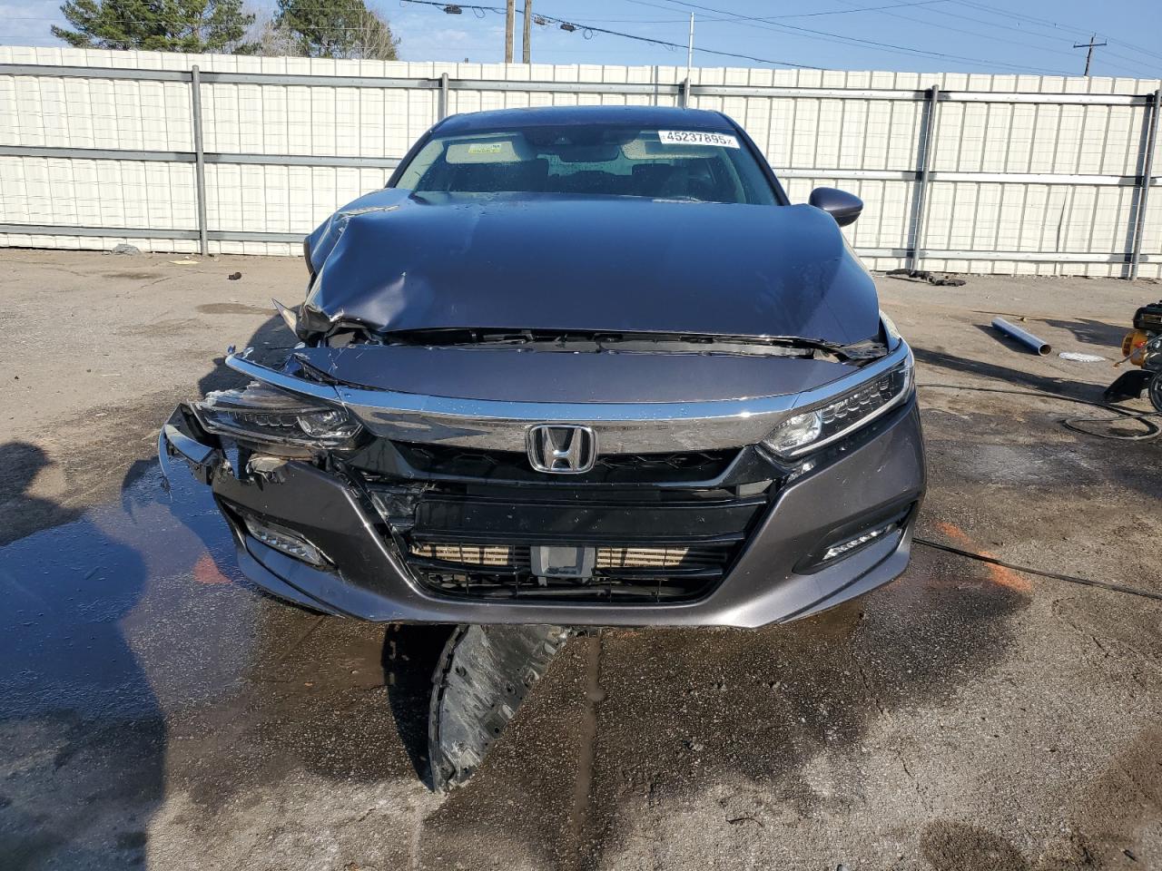 2019 Honda Accord VIN 1HGCV1F54KA116467 Copart auction photo, front end / side damage thumbnail 5