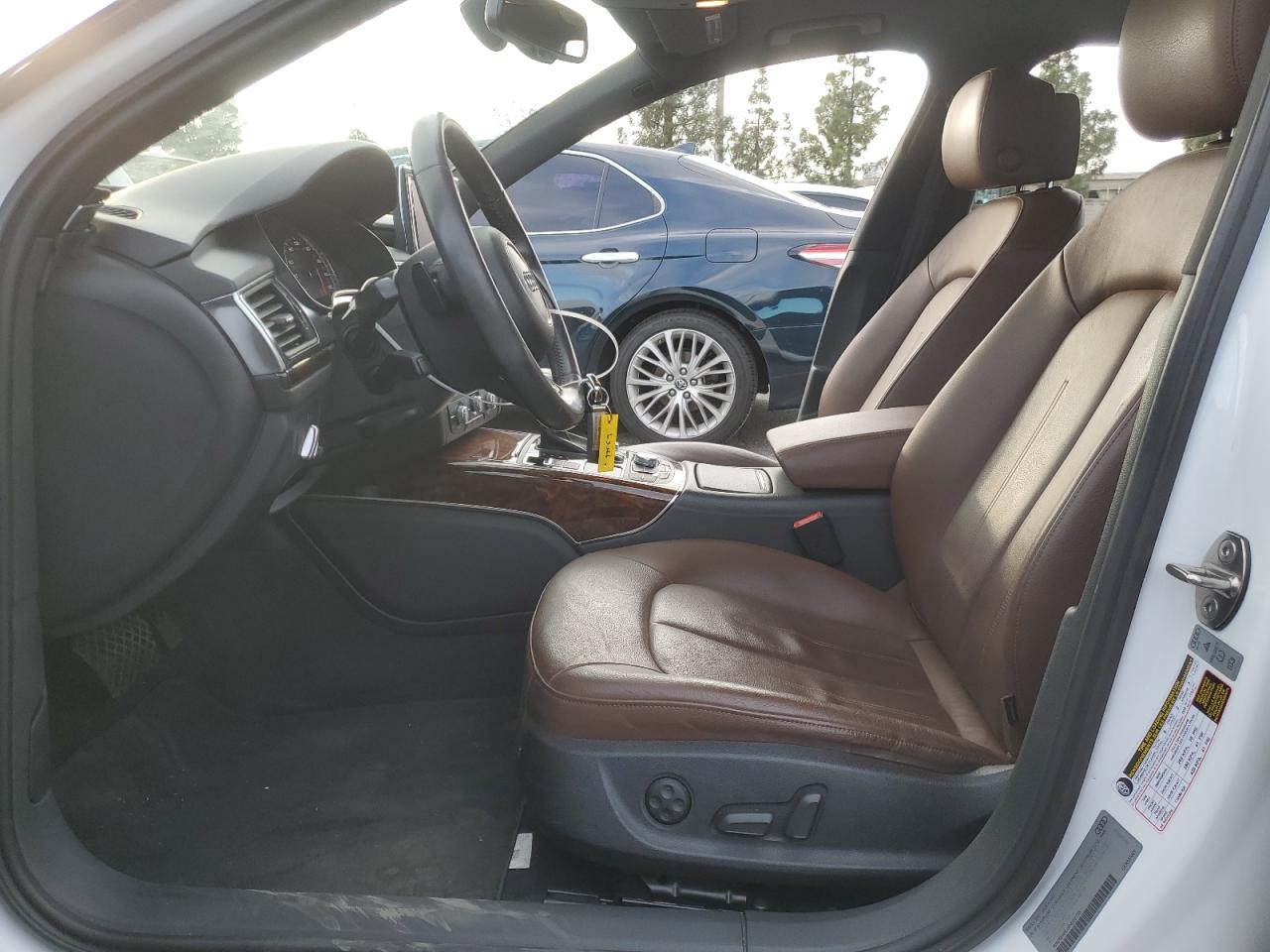 2014 Audi A6 VIN WAUGFAFC6EN053183 Copart auction photo, side damage thumbnail 7