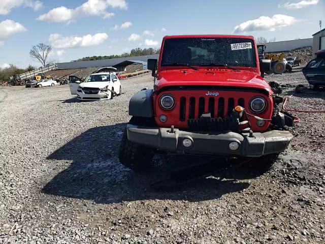 2014 Jeep Wrangler VIN 1C4BJWDG9EL159279 Copart auction photo, front end damage thumbnail 13