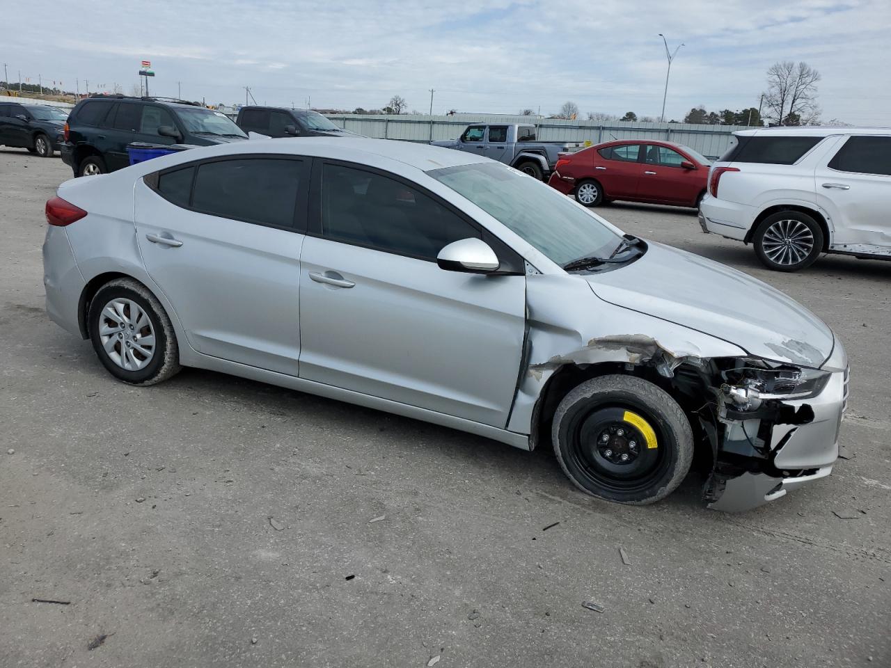 2017 Hyundai Elantra VIN 5NPD74LF5HH147790 Copart auction photo, front end damage thumbnail 4