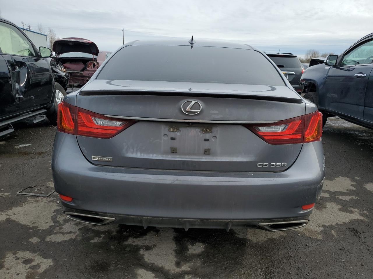 2015 Lexus GS VIN JTHBE1BL4FA003847 Copart auction photo, side / rear end damage thumbnail 6