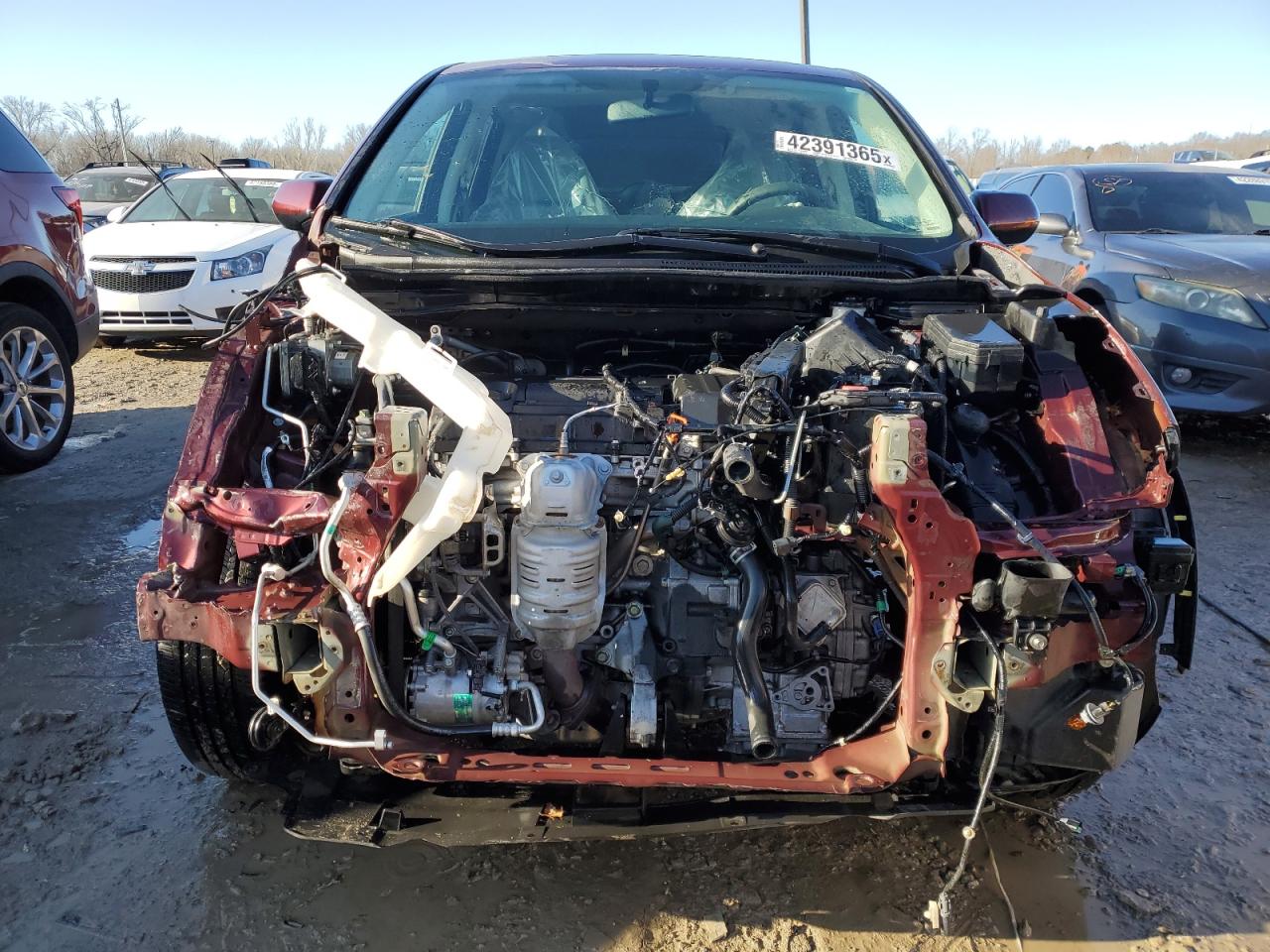 2016 Honda CR-V VIN 2HKRM4H54GH632564 Copart auction photo, front end damage thumbnail 5
