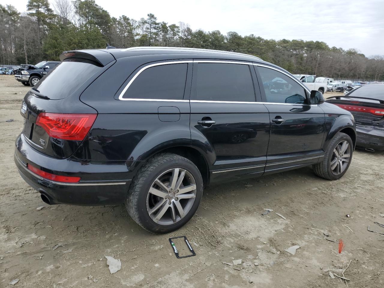 2014 Audi Q7 VIN WA1LGAFE4ED017525 Copart auction photo, mechanical damage thumbnail 3