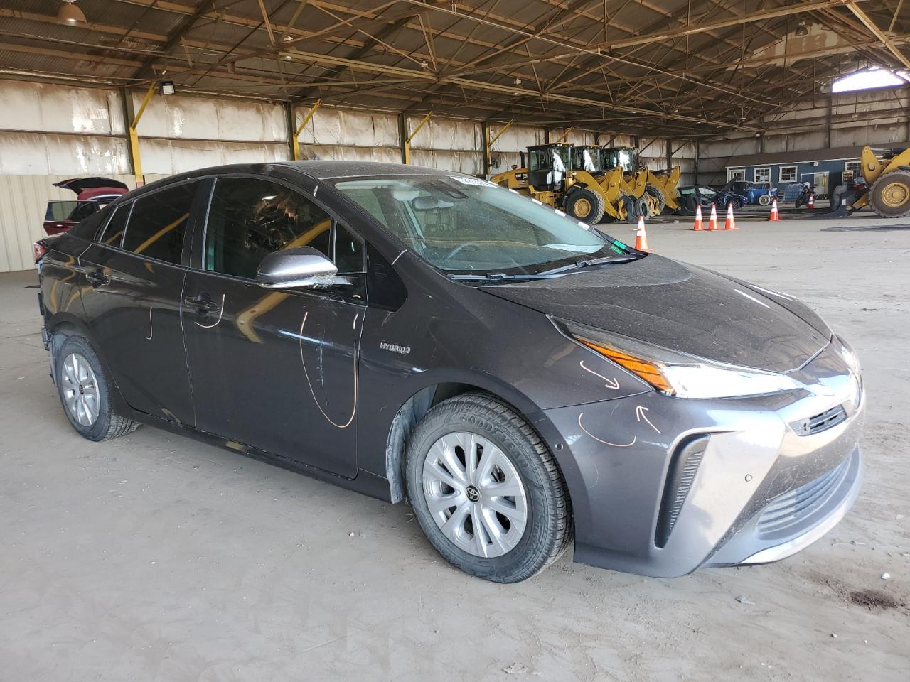 2020 Toyota Prius VIN JTDKARFU0L3108125 Copart auction photo, rear end damage thumbnail 4