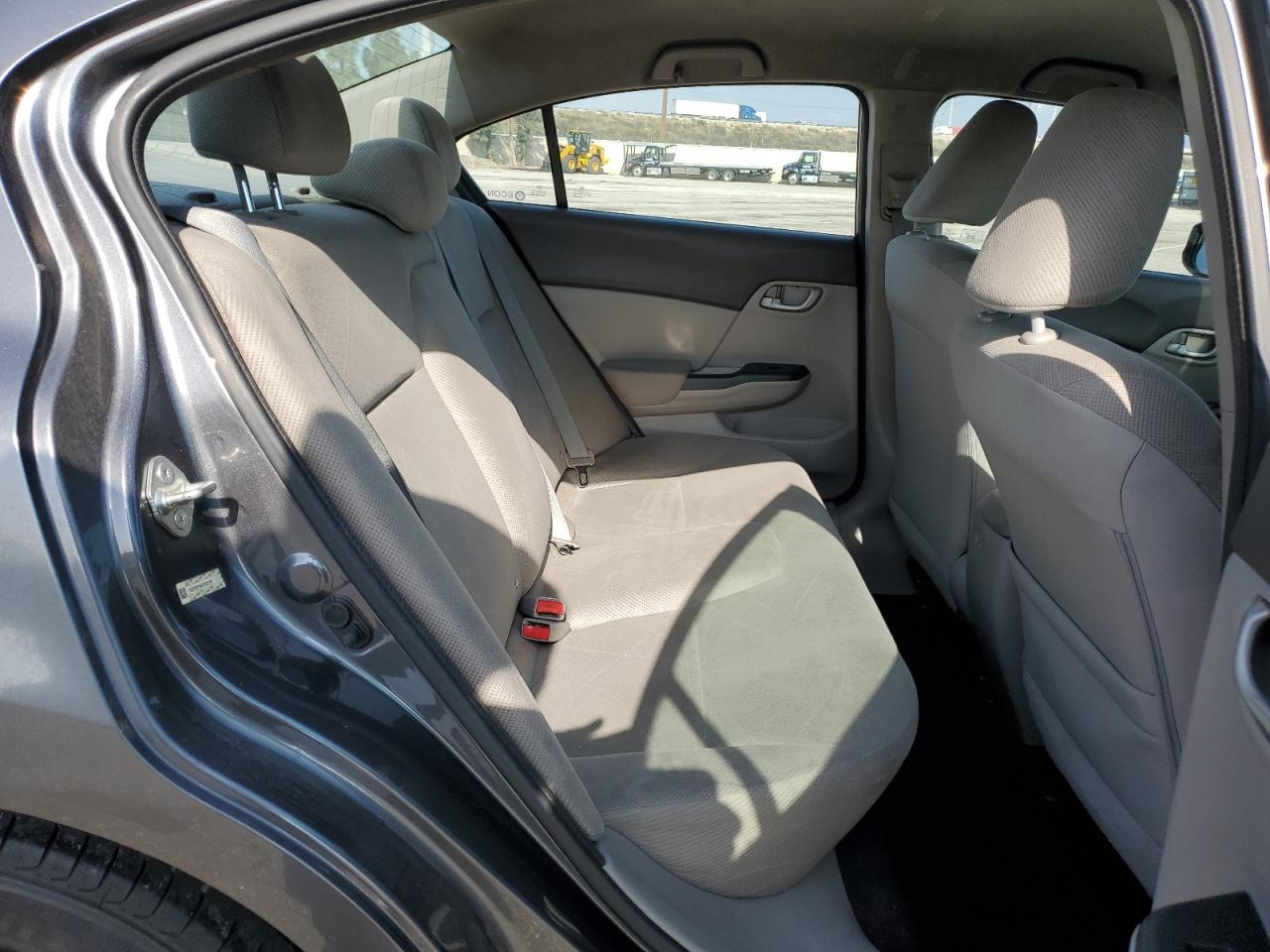 2012 Honda Civic VIN 19XFB2F54CE365263 Copart auction photo, rear end damage thumbnail 10