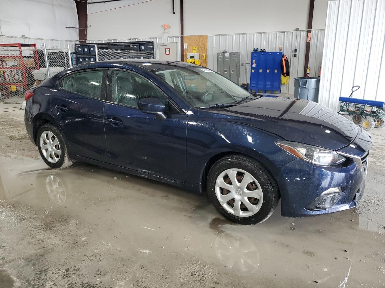 2015 Mazda 3 VIN 3MZBM1U74FM185358 Copart auction photo, front end / rear end damage thumbnail 4