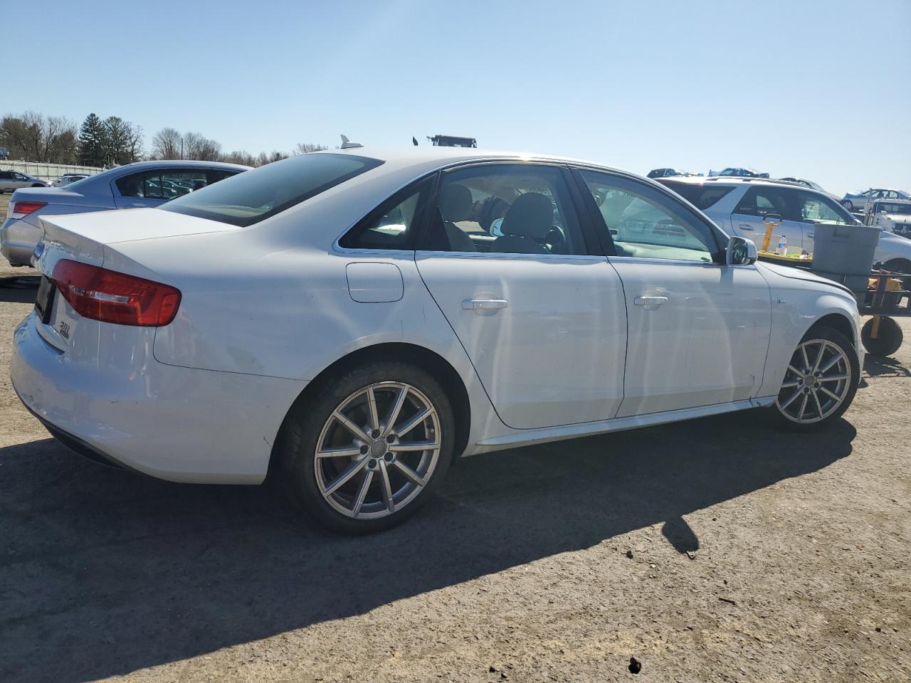 2016 Audi A4 VIN WAUBFAFL2GN014247 Copart auction photo, front end / side damage thumbnail 3