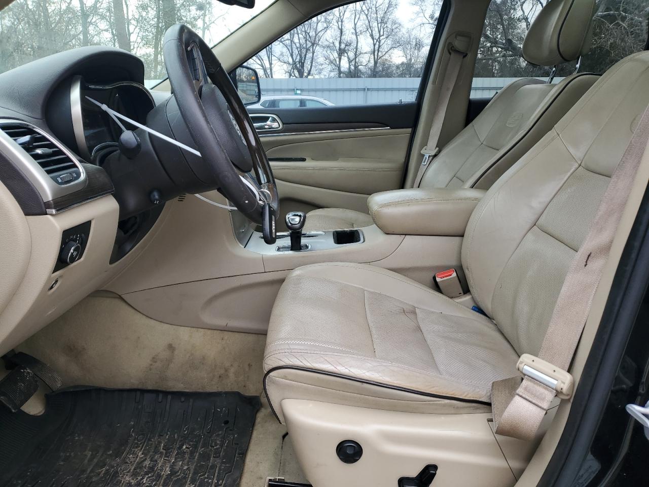 2014 Jeep Grand Cherokee VIN 1C4RJECGXEC227390 Copart auction photo, front end / undercarriage damage thumbnail 7
