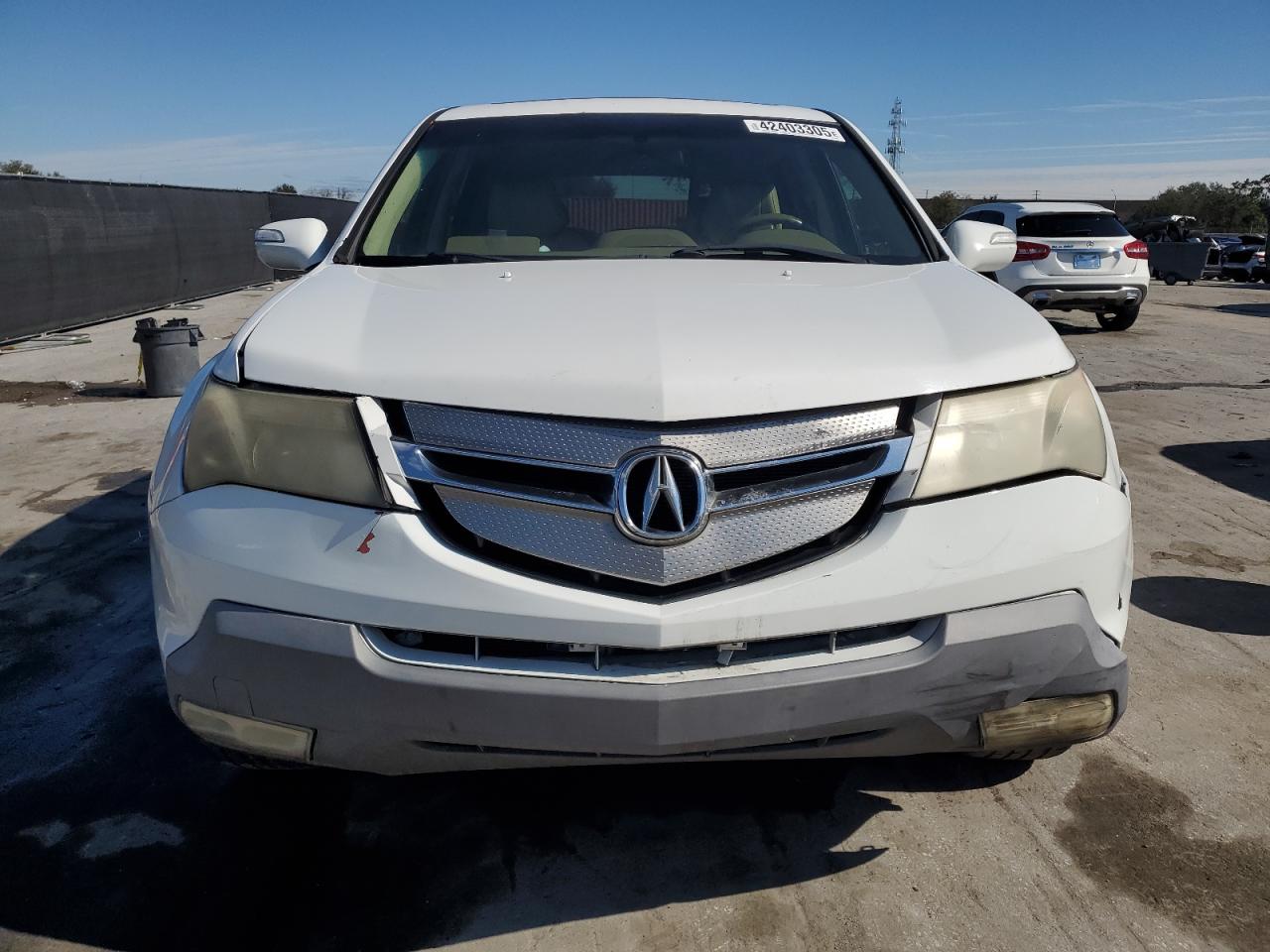 2007 Acura MDX VIN 2HNYD28827H505874 Copart auction photo, rear end / front end damage thumbnail 5
