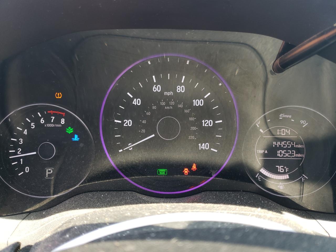 2017 Honda HR-V VIN 3CZRU5H55HM717568 Copart auction photo, front end damage thumbnail 9