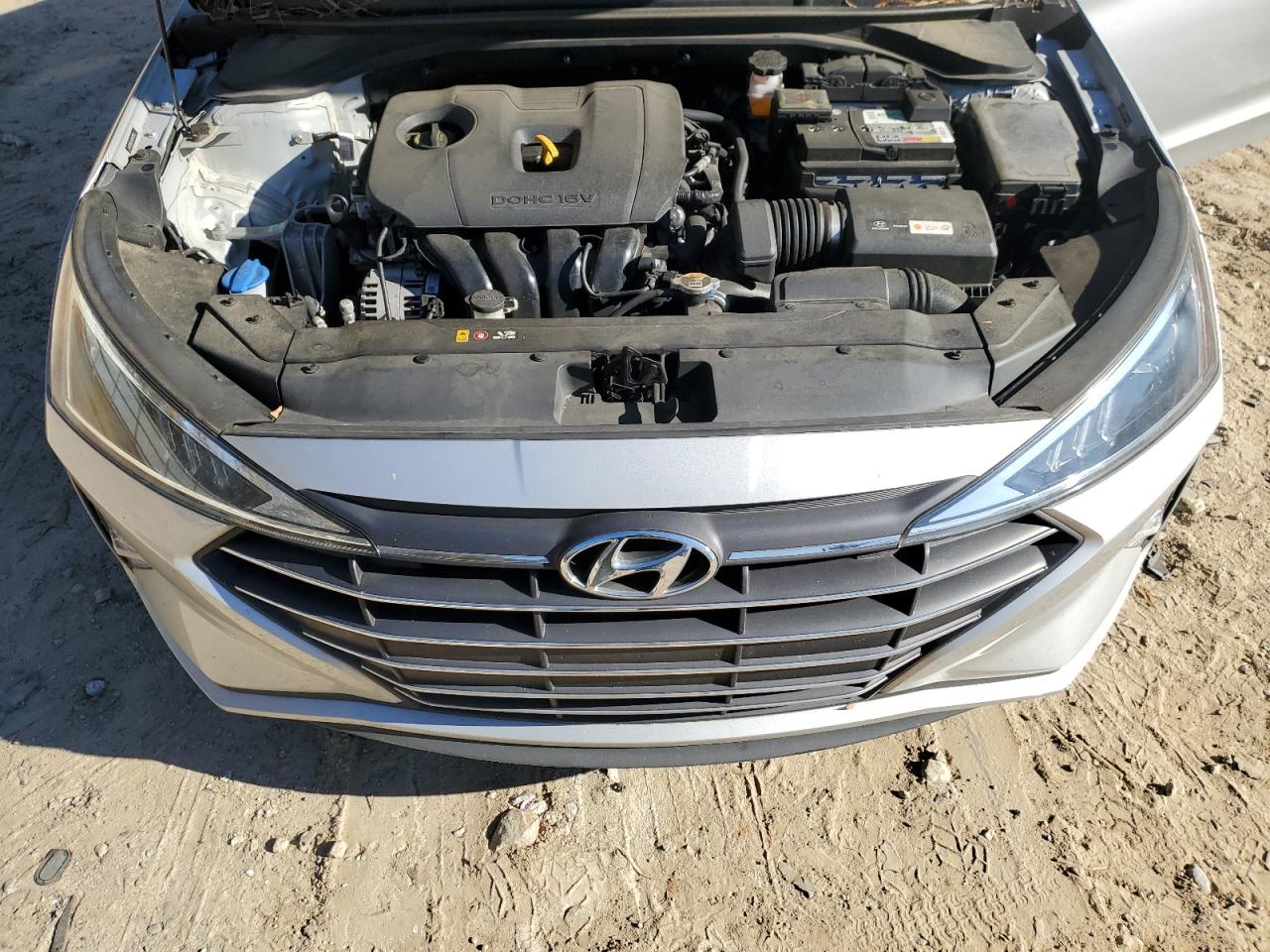 2019 Hyundai Elantra VIN 5NPD84LF6KH491942 Copart auction photo, rear end / side damage thumbnail 12