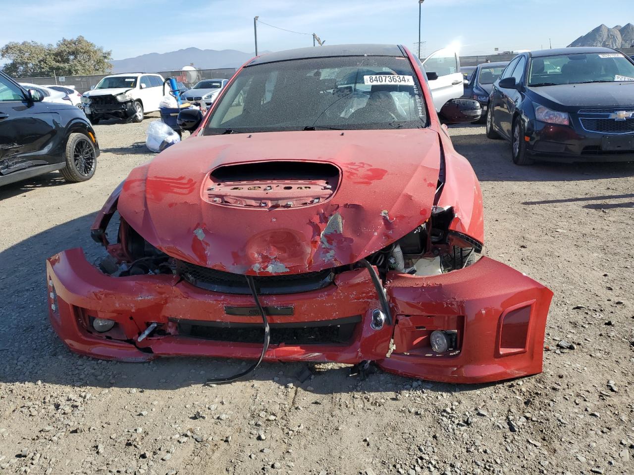 2012 Subaru WRX VIN JF1GR8H62CL200379 Copart auction photo, front end damage thumbnail 5