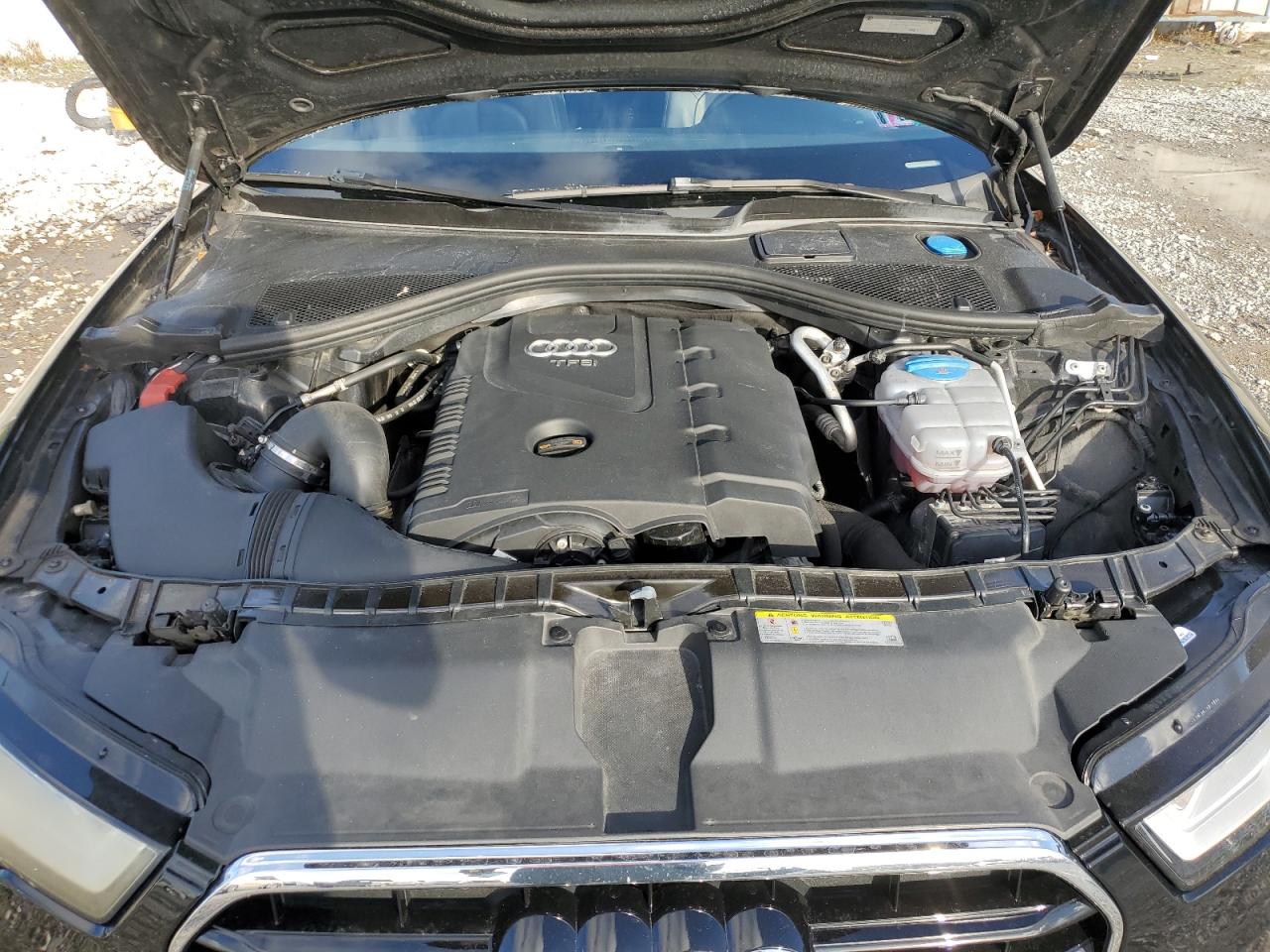 2014 Audi A6 VIN WAUFFAFC4EN006570 Copart auction photo, side damage thumbnail 12