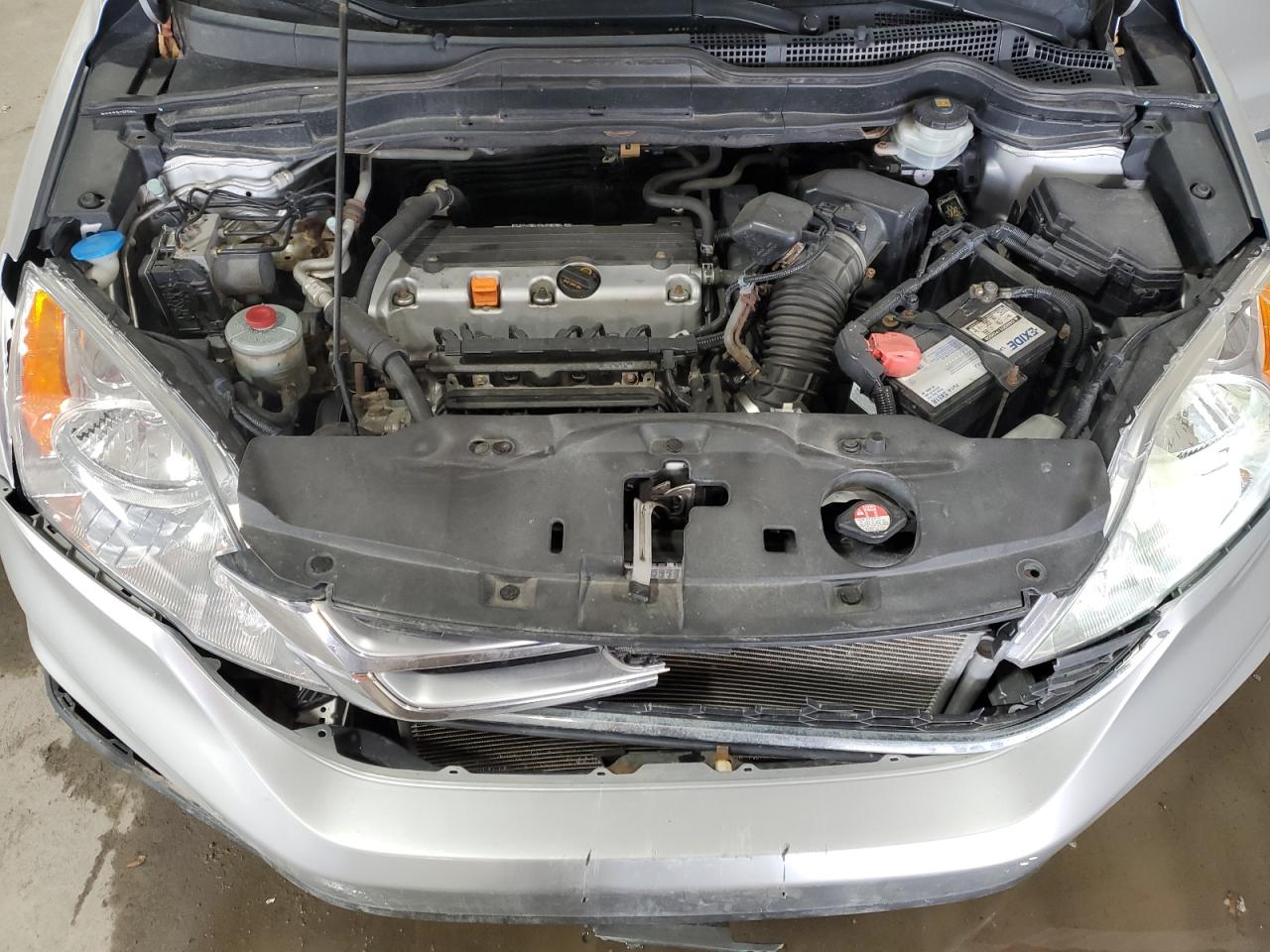 2010 Honda CR-V VIN JHLRE4H52AC004554 Copart auction photo, front end damage thumbnail 12