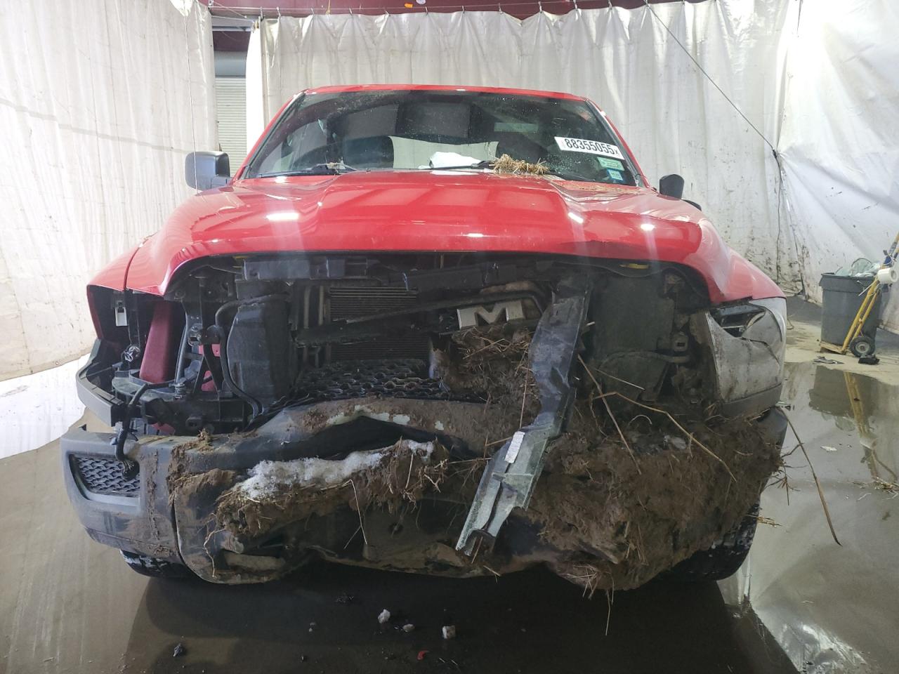 2021 RAM 1500 VIN 1C6RR7GT9MS510130 Copart auction photo, rollover damage thumbnail 5