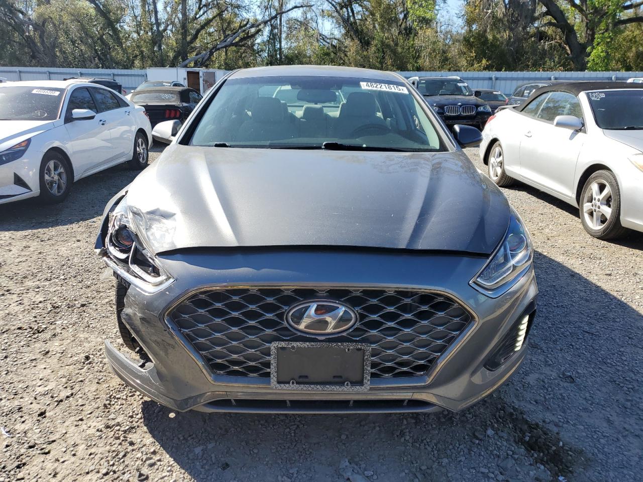 2019 Hyundai Sonata VIN 5NPE34AF1KH787635 Copart auction photo, front end / side damage thumbnail 5