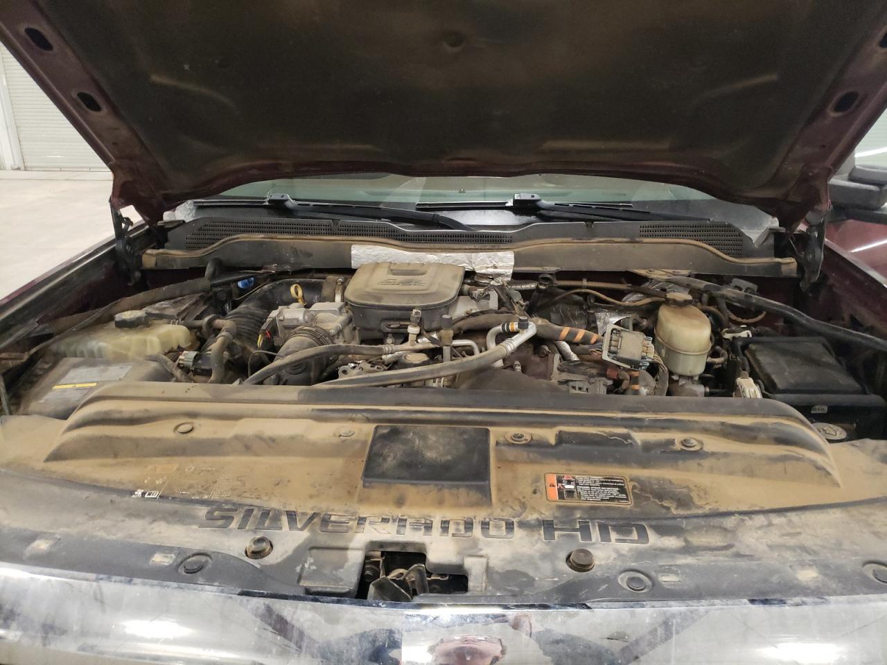 2016 Chevrolet Silverado VIN 1GC1KXE8XGF136083 Copart auction photo, top/roof / side damage thumbnail 12