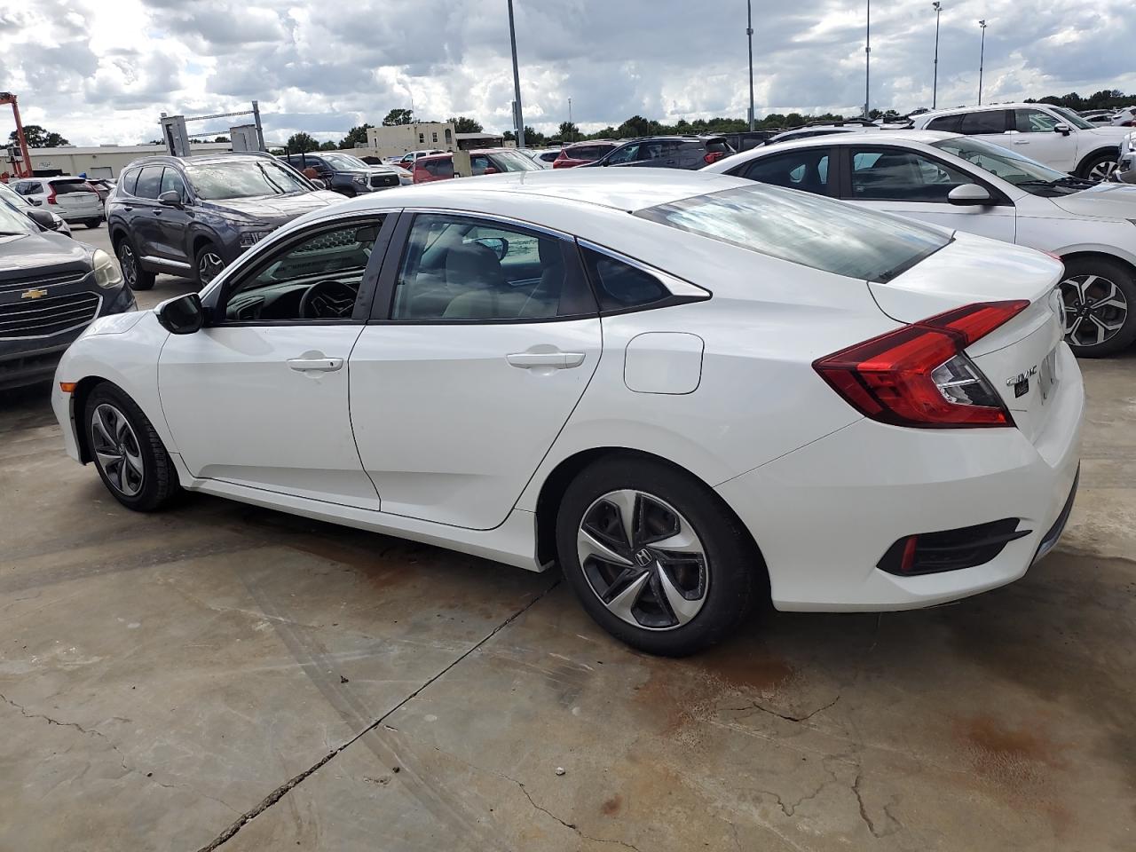 2020 Honda Civic VIN 2HGFC2F61LH531802 Copart auction photo, water/flood damage thumbnail 2