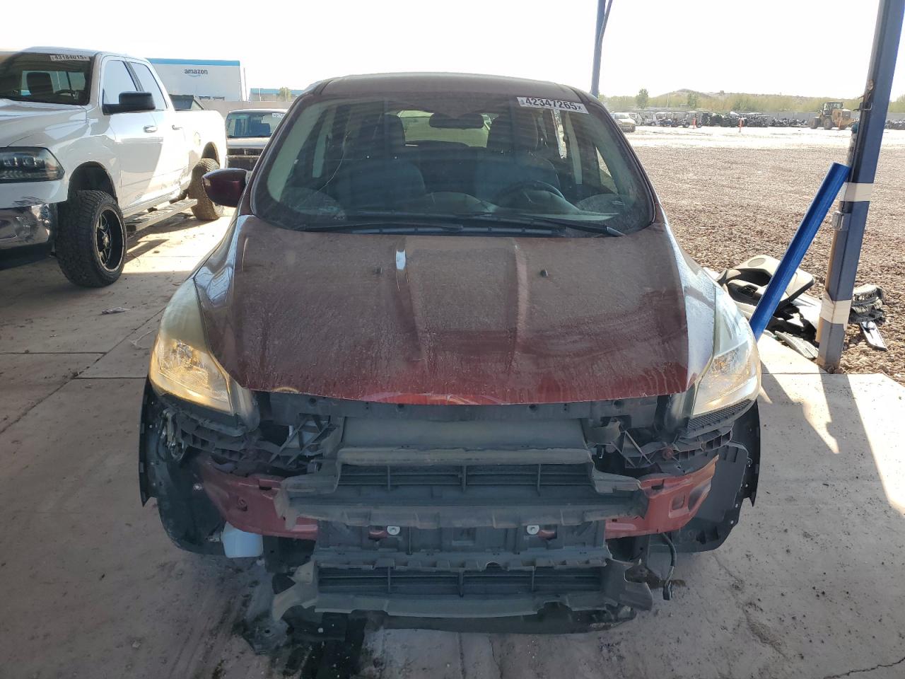 2016 Ford Escape VIN 1FMCU0G75GUB48101 Copart auction photo, all over damage thumbnail 5