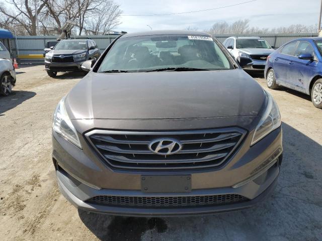 2015 Hyundai Sonata VIN 5NPE34AF9FH256608 Copart auction photo, rear end / minor dent/scratches damage thumbnail 5