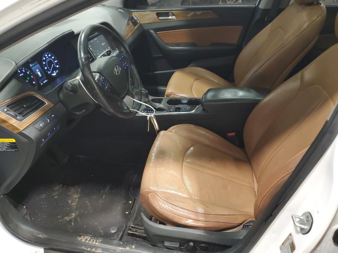 2015 Hyundai Sonata VIN 5NPE34AF4FH014390 Copart auction photo, front end damage thumbnail 7