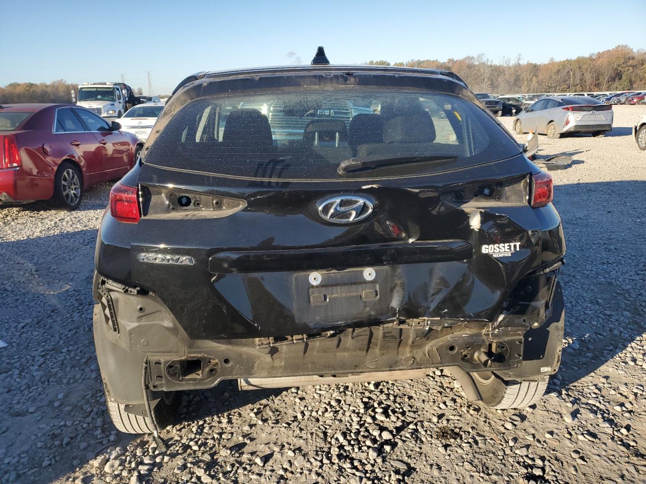 2022 Hyundai Kona VIN KM8K22AB3NU806702 Copart auction photo, rear end damage thumbnail 6