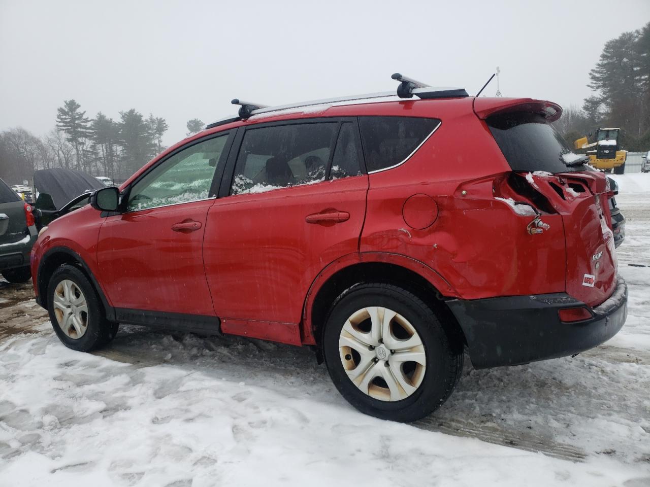2015 Toyota RAV 4 VIN JTMBFREV3FJ027972 Copart auction photo, rear end / mechanical damage thumbnail 2