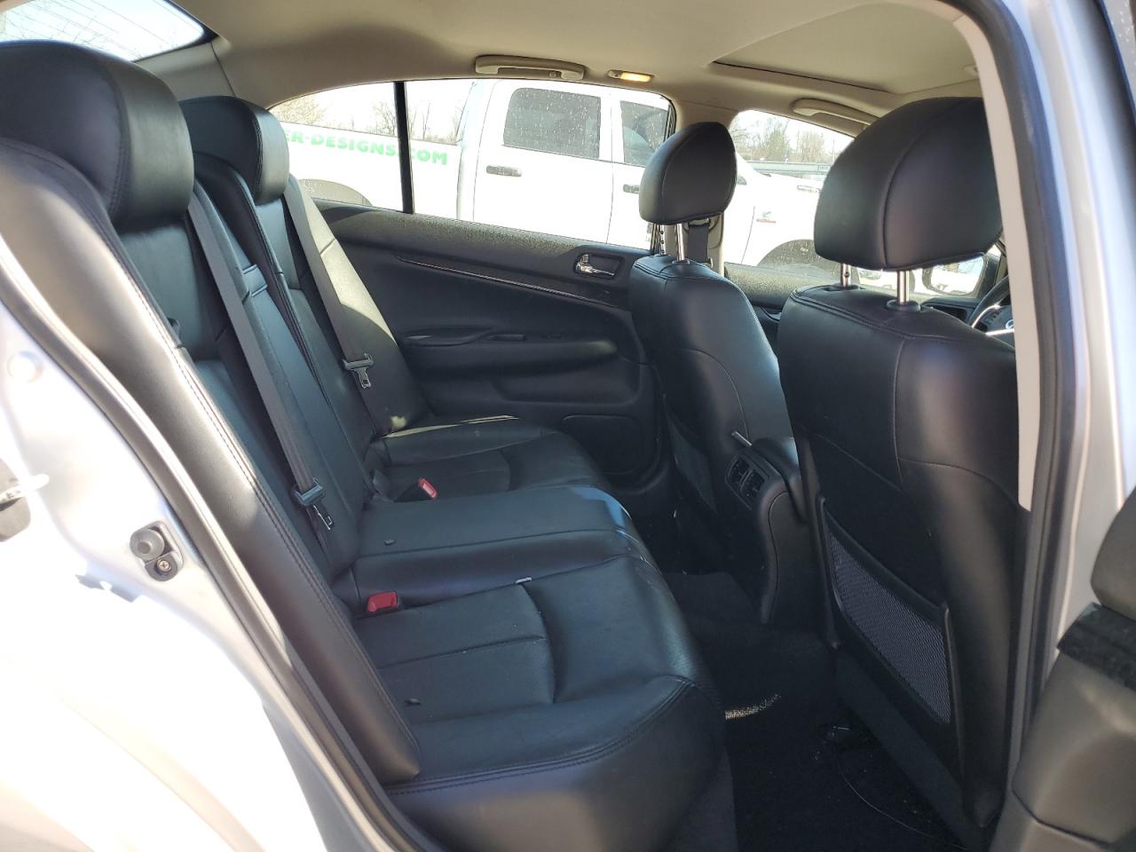 2013 Infiniti G VIN JN1CV6ARXDM766480 Copart auction photo, front end / side damage thumbnail 10