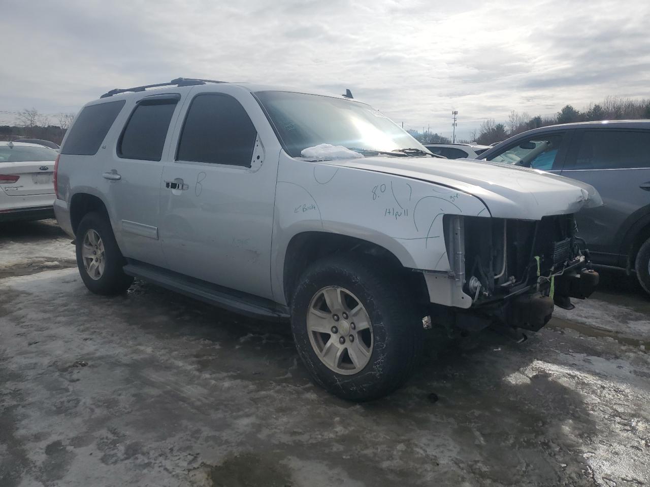 2014 Chevrolet Tahoe VIN 1GNSCAE09ER144655 Copart auction photo, front end damage thumbnail 4