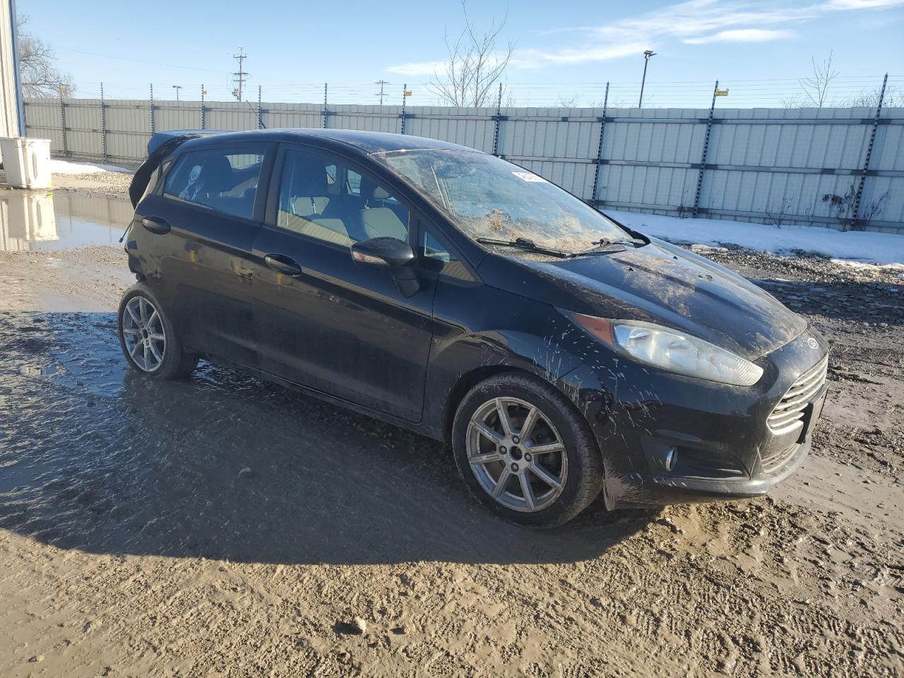 2016 Ford Fiesta VIN 3FADP4EJ7GM158063 Copart auction photo, rear end damage thumbnail 4