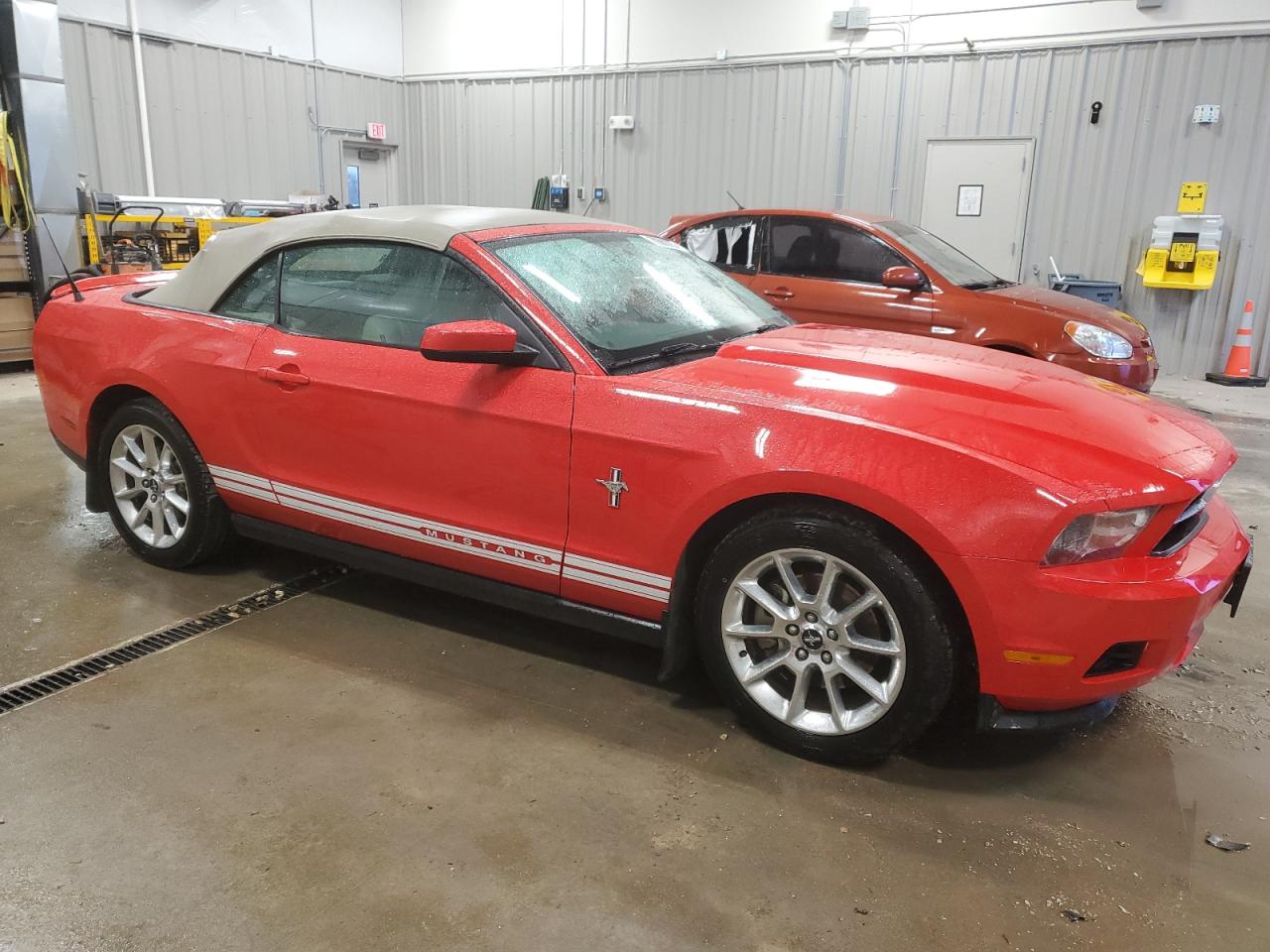 2011 Ford Mustang VIN 1ZVBP8EM2B5131724 Copart auction photo, side damage thumbnail 4