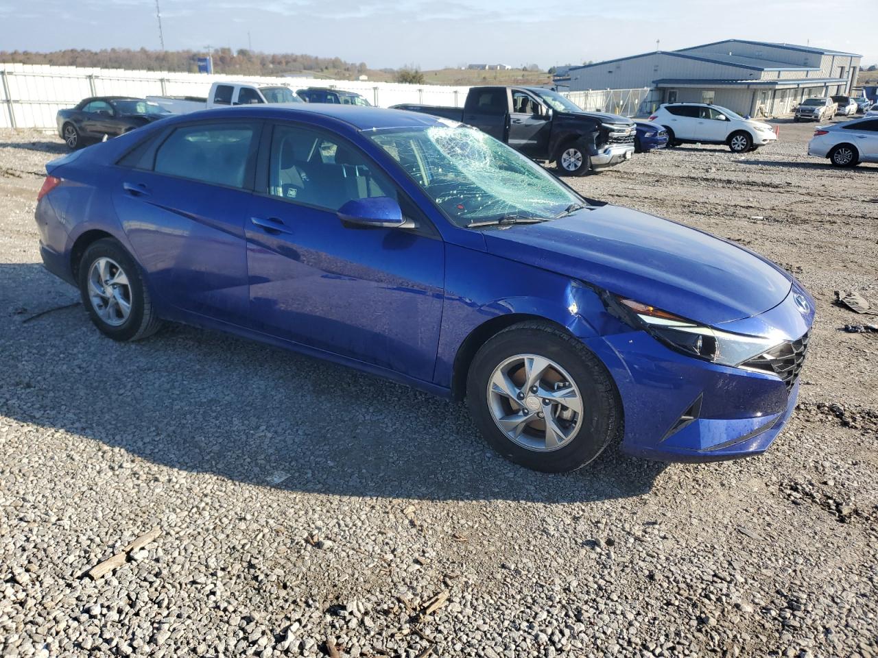 2021 Hyundai Elantra VIN 5NPLL4AG4MH050559 Copart auction photo, front end / minor dent/scratches damage thumbnail 4