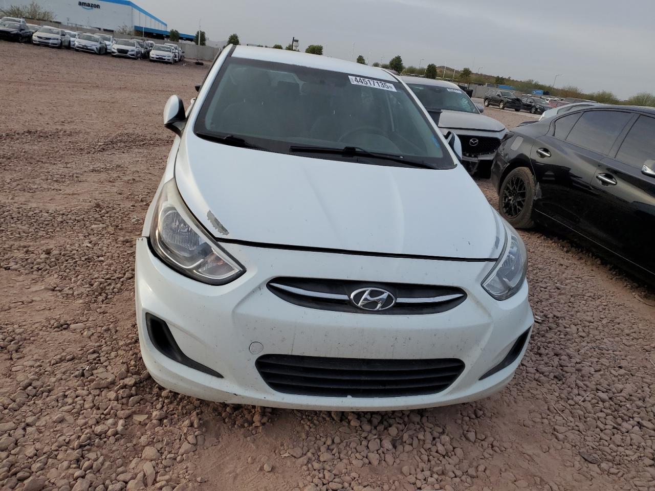 2016 Hyundai Accent VIN KMHCT5AE9GU267440 Copart auction photo, side / rear end damage thumbnail 5