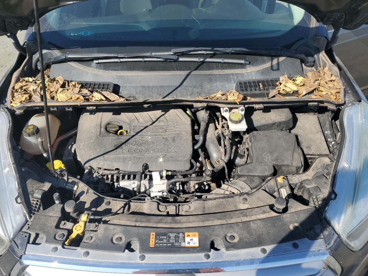 2017 Ford Escape VIN 1FMCU9GD5HUE97500 Copart auction photo, all over damage thumbnail 11