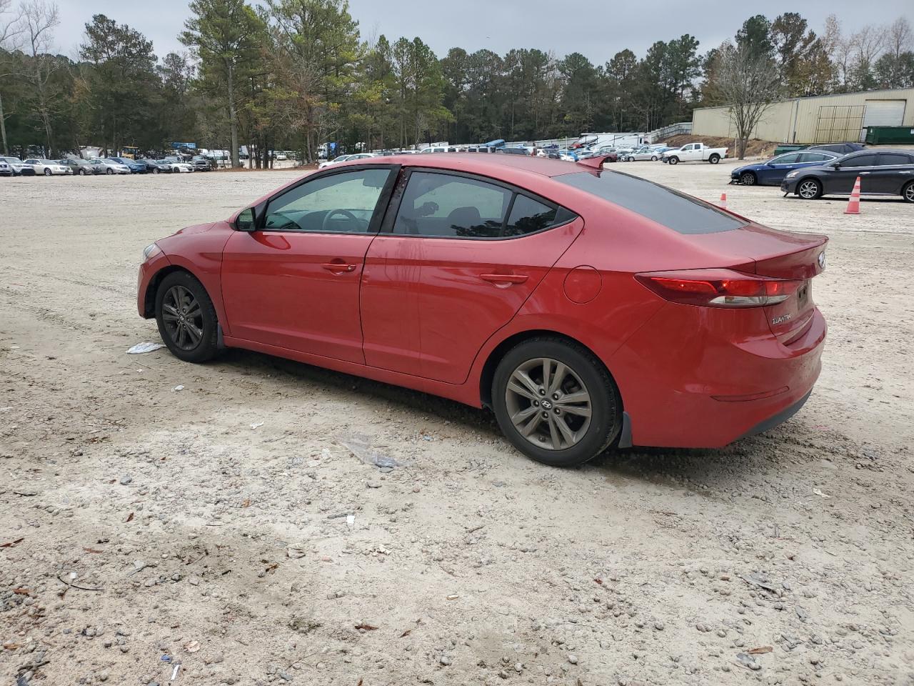 2018 Hyundai Elantra VIN 5NPD84LF6JH328870 Copart auction photo, minor dent/scratches / top/roof damage thumbnail 2