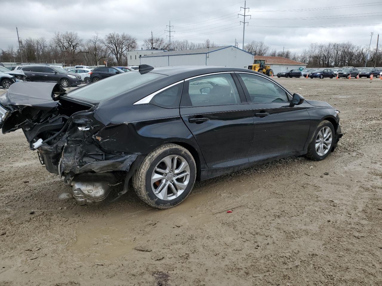 2019 Honda Accord VIN 1HGCV1F12KA042589 Copart auction photo, rear end / front end damage thumbnail 3
