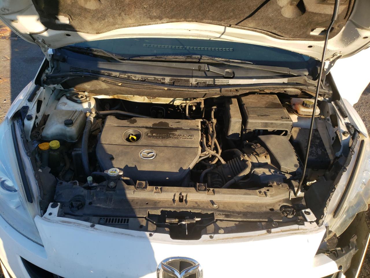 2012 Mazda 5 VIN JM1CW2CL4C0135466 Copart auction photo, side / front end damage thumbnail 12