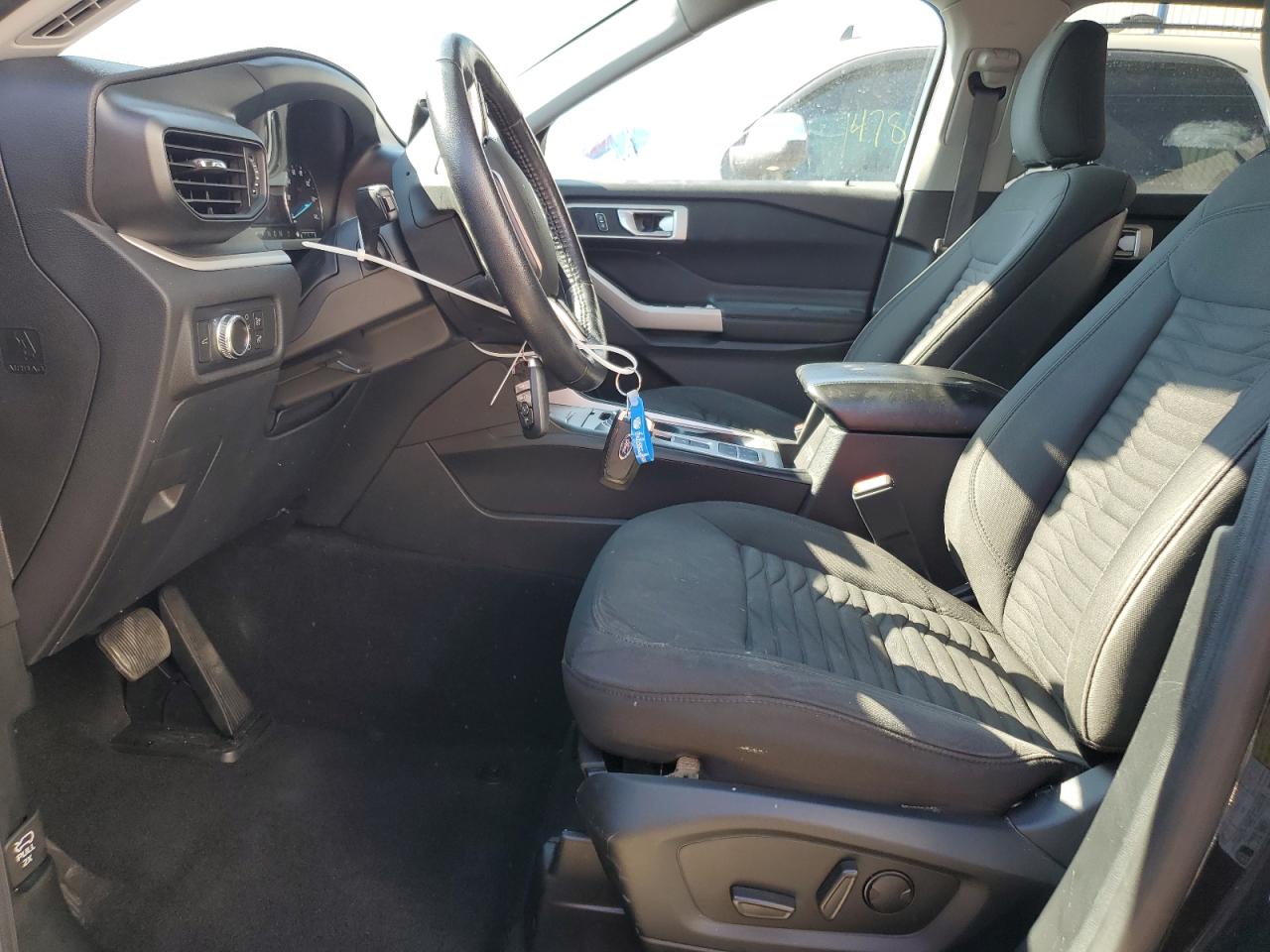 2020 Ford Explorer VIN 1FMSK7DH4LGC57813 Copart auction photo, front end / side damage thumbnail 7