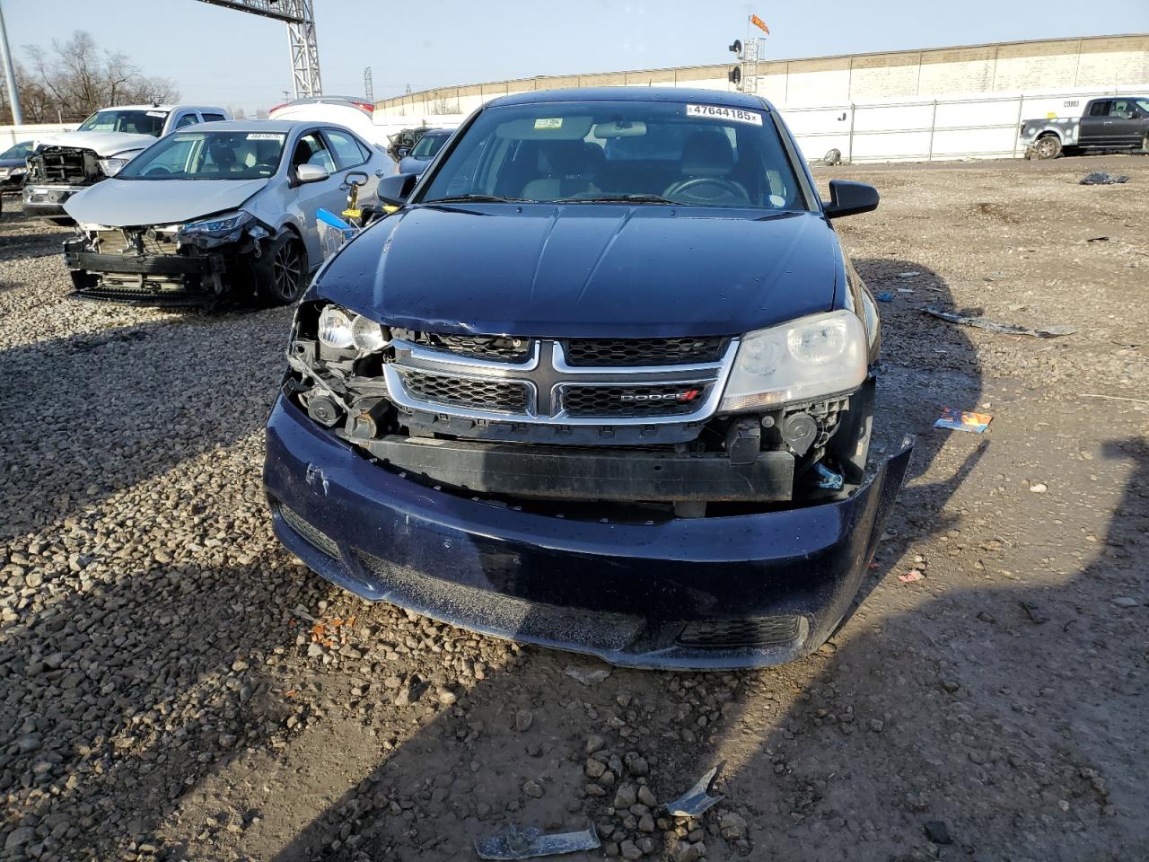 2014 Dodge Avenger VIN 1C3CDZAB5EN200439 Copart auction photo, front end damage thumbnail 5