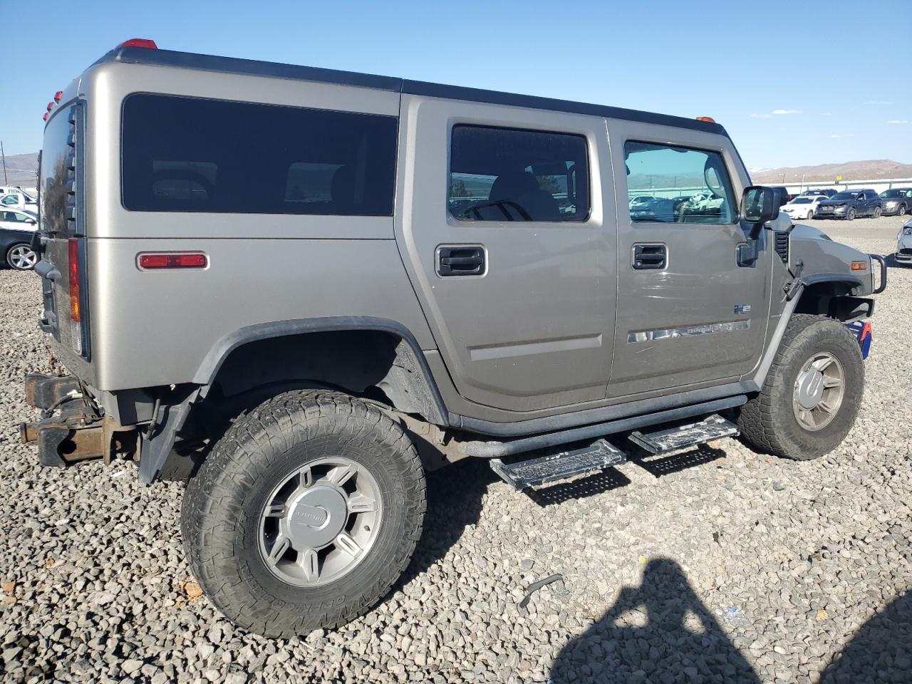 2003 Hummer H2 VIN 5GRGN23UX3H140703 Copart auction photo, rear end damage thumbnail 3