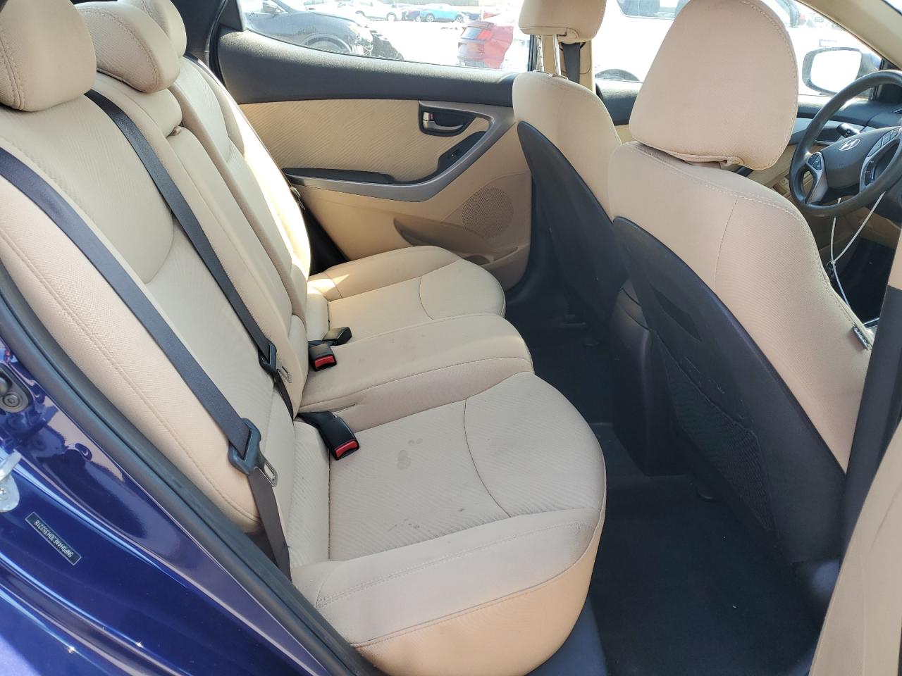 2013 Hyundai Elantra VIN 5NPDH4AE3DH352218 Copart auction photo, water/flood damage thumbnail 10