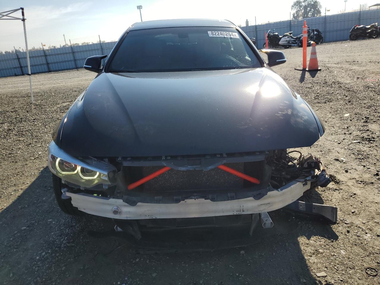 2018 BMW 4er VIN WBA4J3C55JBG96724 Copart auction photo, front end / undercarriage damage thumbnail 5