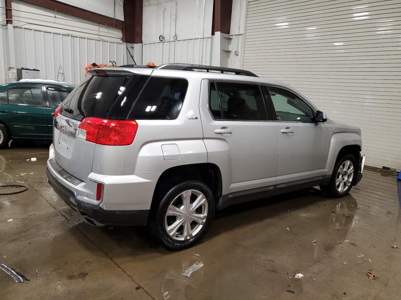 2017 GMC Terrain VIN 2GKFLNE37H6348757 Copart auction photo, front end / side damage thumbnail 3