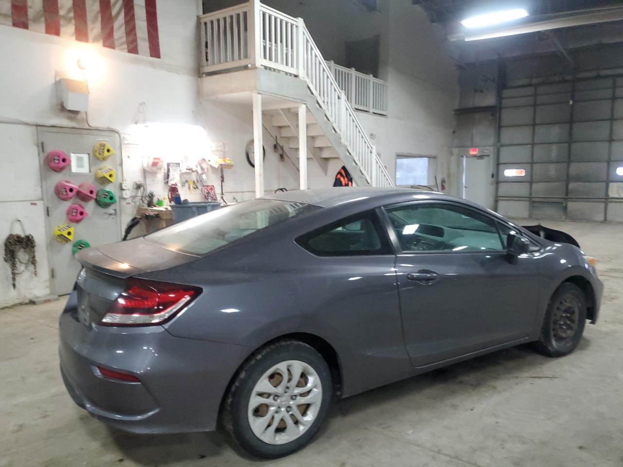 2014 Honda Civic VIN 2HGFG3B53EH517734 Copart auction photo, front end damage thumbnail 3