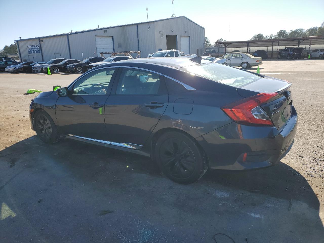 2016 Honda Civic VIN 19XFC1F75GE001674 Copart auction photo, front end / minor dent/scratches damage thumbnail 2