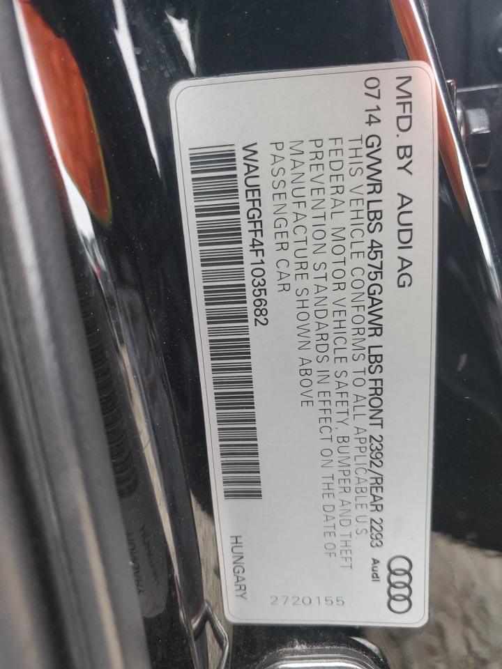 2015 Audi A3 VIN WAUEFGFF4F1035682 Copart auction photo, front end damage thumbnail 12