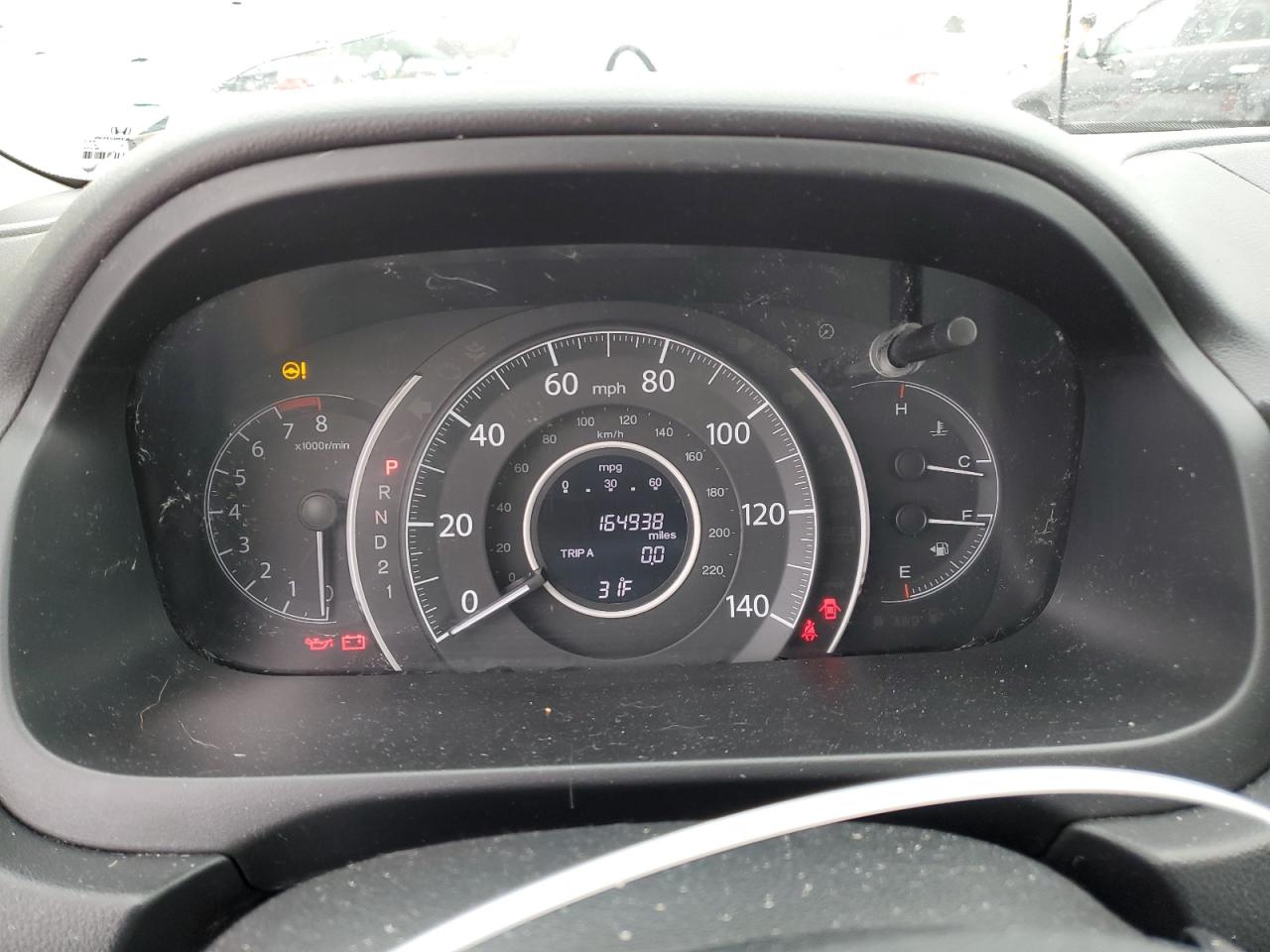 2012 Honda CR-V VIN 5J6RM4H76CL071866 Copart auction photo, mechanical damage thumbnail 9