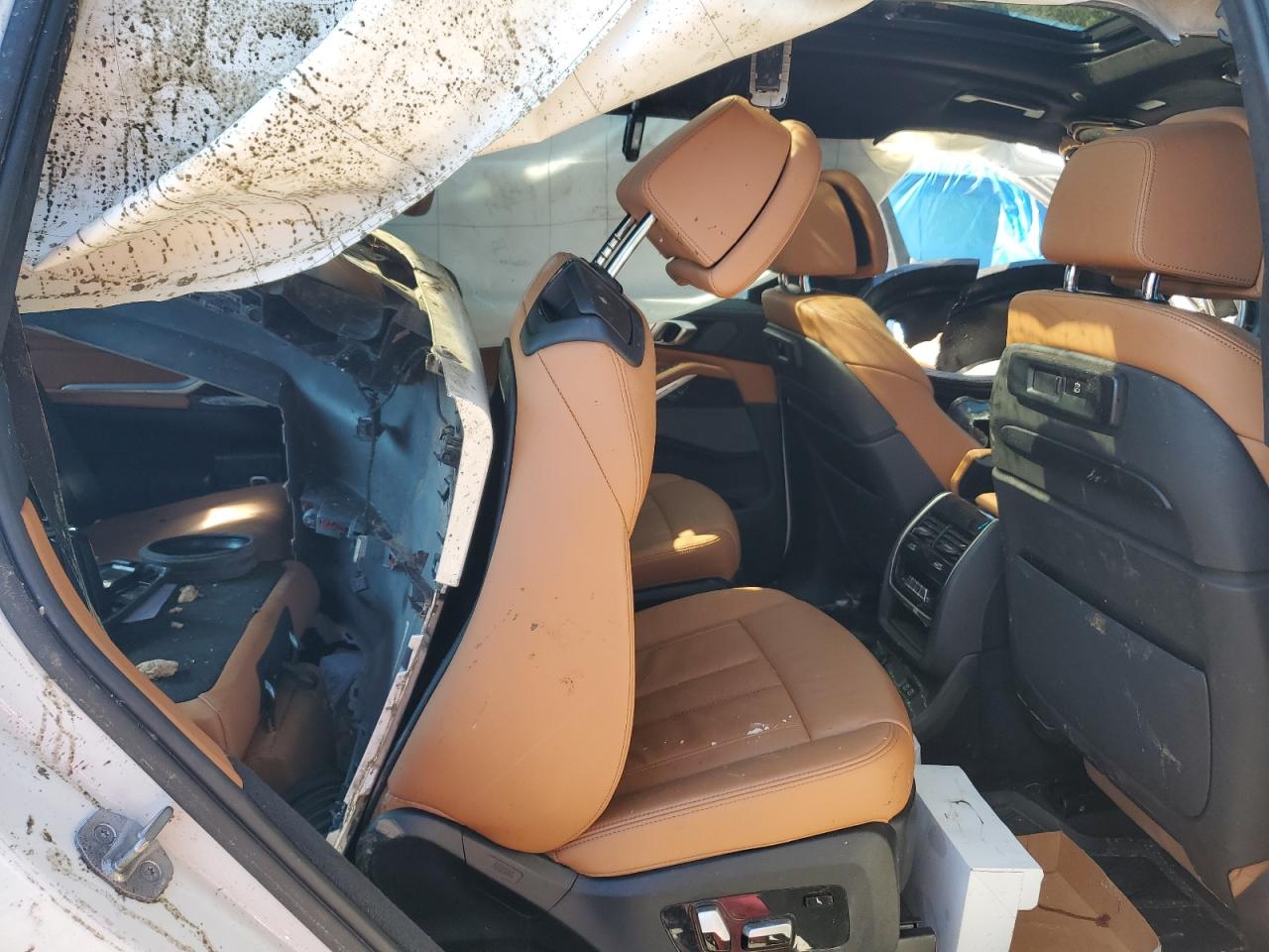 2022 BMW X7 VIN 5UXCW2C04N9M39528 Copart auction photo, rollover damage thumbnail 12