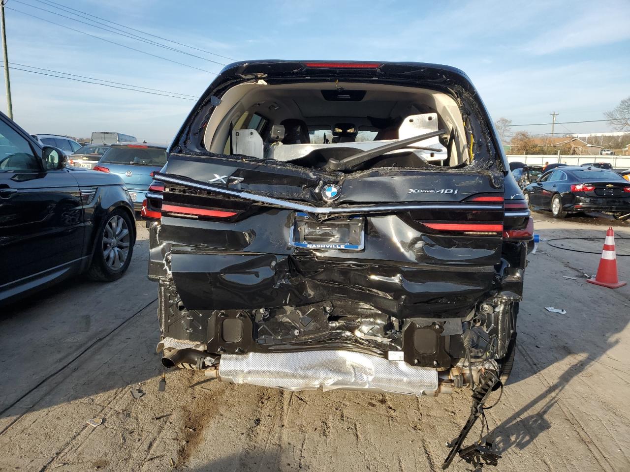 2024 BMW X7 VIN 5UX23EM02R9V74498 Copart auction photo, rear end damage thumbnail 6